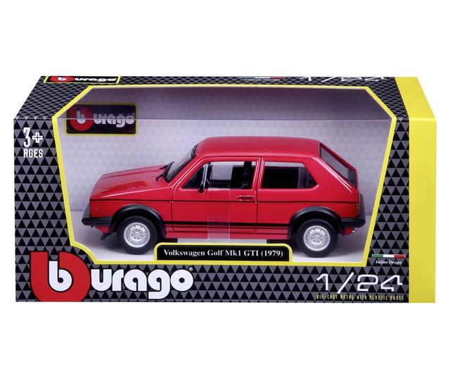 Bburago VW Golf 1 GTI Autómodell 1:24 (18-21089R)