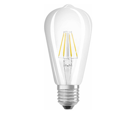 Крушка LED Osram Star Edison, Filament vintage, E27, 4.5 W (40 W), 470 лумена, Топла светлина