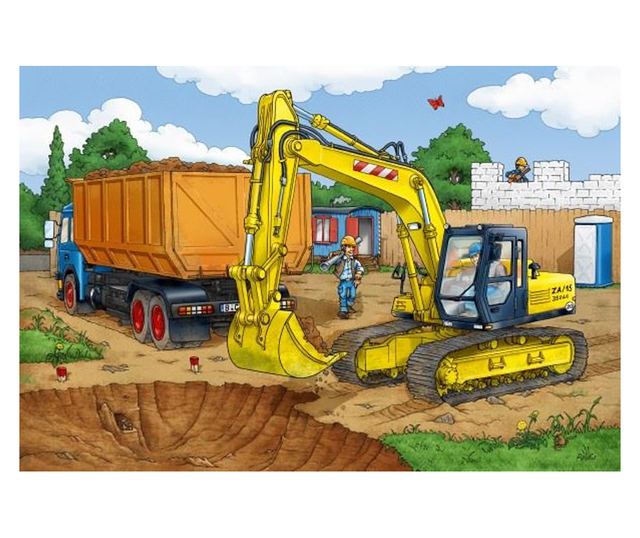 Schmidt Bagger, 40 db-os puzzle (56350)