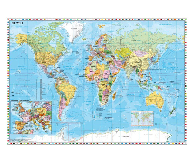 Schmidt A világ térkép kirakós 1500 db (58289)