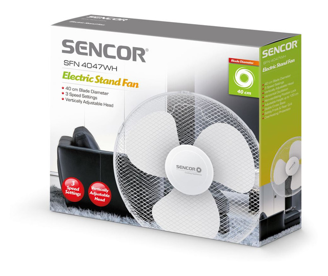 Sencor SFN 4047WH álló ventilátor fehér