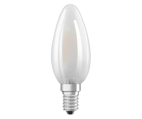 Комплект 3 крушки LED Osram B40, E14, 4W (40W), 470 лумена, Матови, Топла светлина, Енергиен клас Е