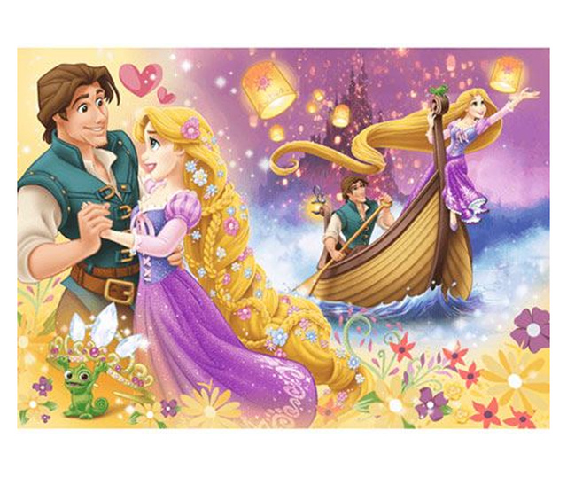 Trefl Disney hercegnők: Aranyhaj varázslatos világa 200 db-os puzzle (13267)