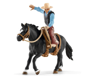 Schleich ló és cowboy figura (41416)