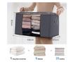Husa organizare, depozitare cu fermoar, 60x45x30cm, roz, Blusmart