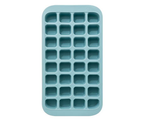 Forma gheata SG Sili albastru, 32 cuburi, silicon, 33.5 x 18.2 cm