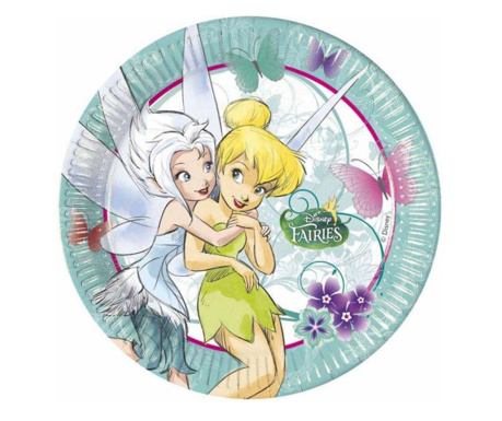 Set 16 farfurii din carton Disney Fairytale 23 cm