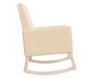 Stolica za ljuljanje, krem, tekstilni materijal