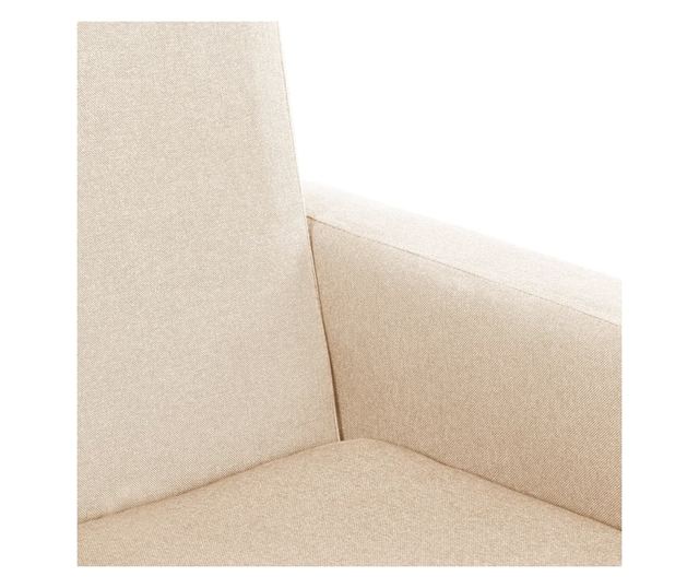 Stolica za ljuljanje, krem, tekstilni materijal