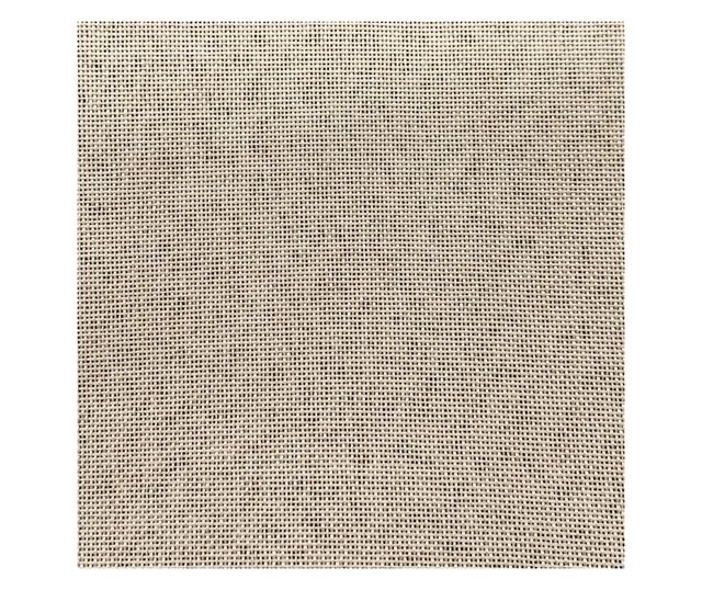 Zakretna podna stolica, krem, tekstilni materijal