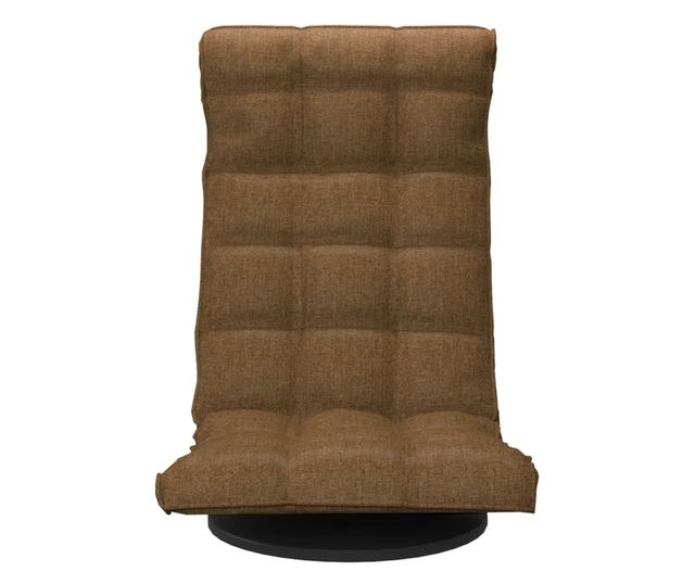 Podesivi stolić, smeđi, tekstilni materijal