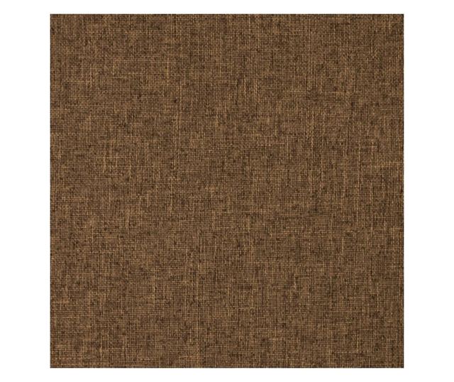 Podesivi stolić, smeđi, tekstilni materijal