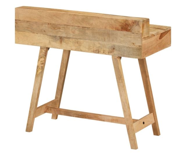 Ured, 100x45x90 cm, neobrađeni drvo manga