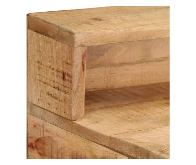 Ured, 100x45x90 cm, neobrađeni drvo manga