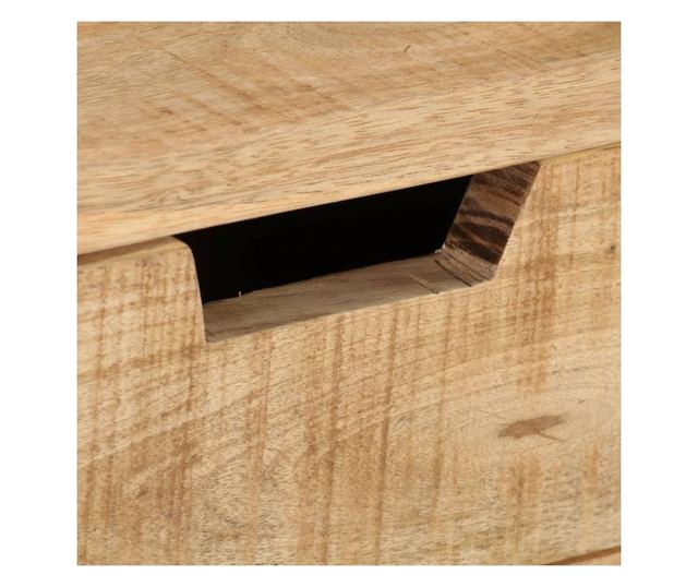 Ured, 100x45x90 cm, neobrađeni drvo manga