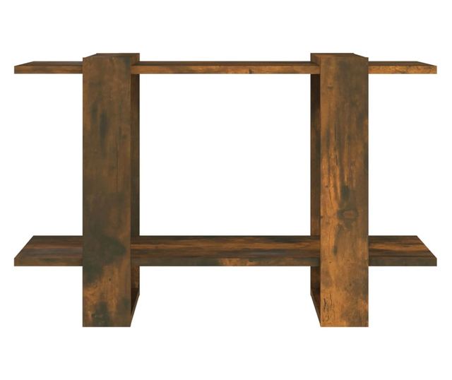 Polica/pregrada za sobu, dimljeni hrast, 80x30x51 cm