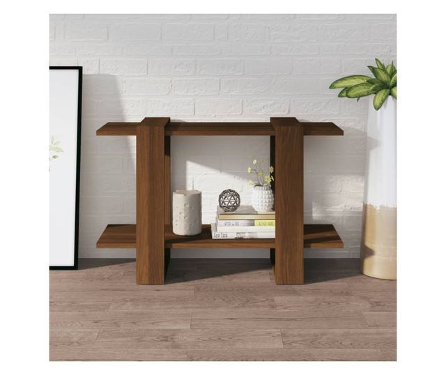 Polica/pregrada za sobu, smeđi hrast, 80x30x51 cm