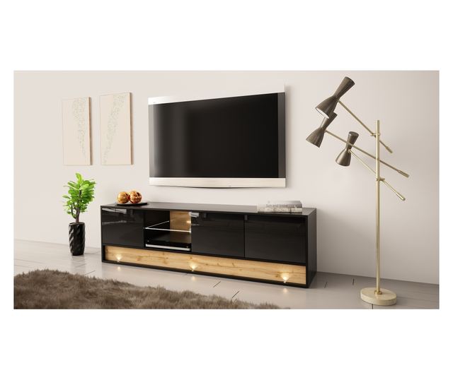 TV komoda Vision 50x180x40 Crna