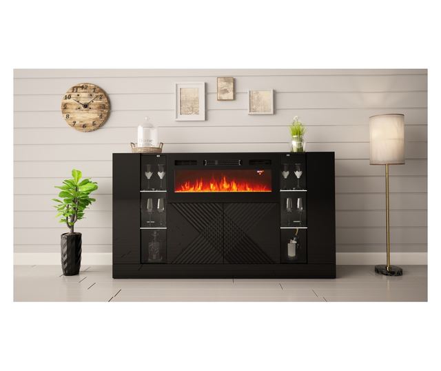 Komoda Diuna 90x160x35 Crna