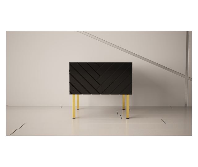 Noćni ormarić Gala 45x50x37 Crna