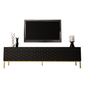TV komód Hexa 52x190x37 Fekete