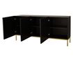 Komoda Hexa 76x160x37 Crna