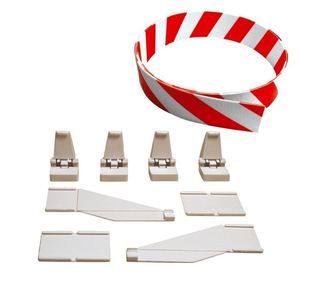 Carrera 85220 EVO/D132/D124 védőkorlát és tartóelemek, 3m (GCS3113)