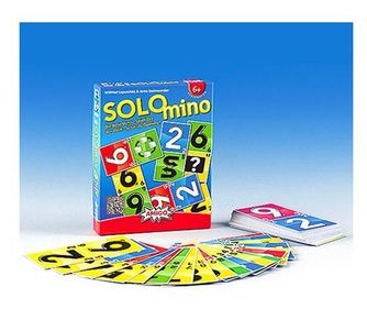 Joc de societate, Amigo, Solo Mino, Multicolor, 6+