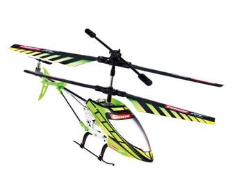Elicopter de jucarie RC Glow Storm, CARRERA, Plastic, 2.4GHz, Verde