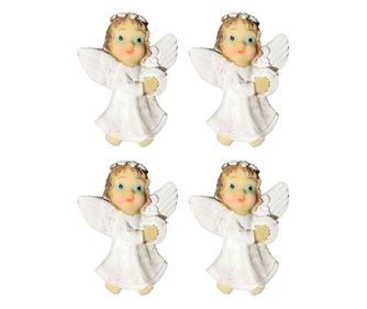 Figurine decorative Inger cu magnet - set 24 Buc
