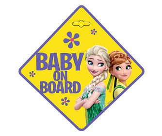 Semn de avertizare Baby on Board, Frozen