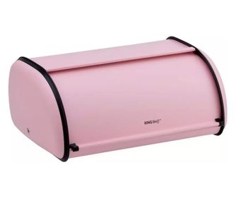 Cutie pâine Kinghoff KH 1756, 36 cm, Construcție ușoară și robustă, Roz, Oțel