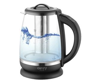 Fierbator din sticla cu infuzor pentru ceai Camry CR 1290,  2 L
