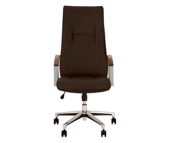 Stolac za upravu KINS, tamnosmeđa ekološka koža