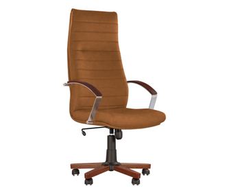 Stolac za upravu IMIS WOOD, svijetlosmeđa ekološka koža