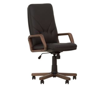 Direktorska stolica HEAD OFFICE EXTRA, Crna eko koža