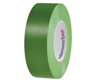 HellermannTyton HelaTape Flex 15 710-00154 Szigetelőszalag HelaTape Flex 15 Zöld (H x Sz) 20 m x 19 mm 20 m
