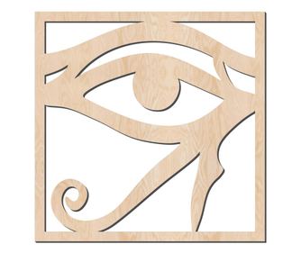 Fali dekoráció, Lovie Eye of Ra, 45x45cm, Natúr