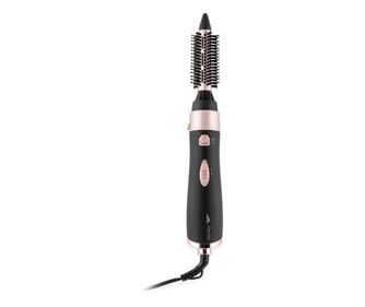 Perie ondulatoare cu aer cald si ionizare ETA Fenite 5321 90010, black edition, 1000 W, 6 accesorii