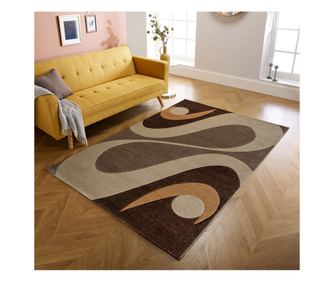 Friese Nik Orange szőnyeg, 125x200 cm, ovális