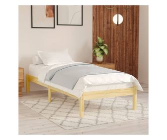 Krevetni okvir, 90x200 cm, masivno borovo drvo