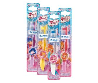 Mr.White WINX Periuta dinti LED copii +3 ani Soft Disney