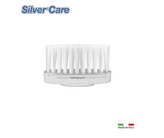 Set 2 rezerve periuta dinti interschimbabile Silver Care Pharma perii Medii cap Argint