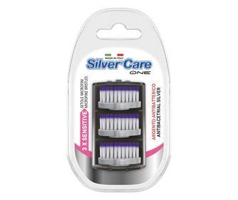 Set 3 rezerve Silver Care One Sensitive cap argint, actiune antibacteriana naturala si continua