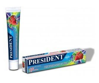 President Kids zobna pasta z natrijevim fluoridom (otroci 3-6 let) 50 ml