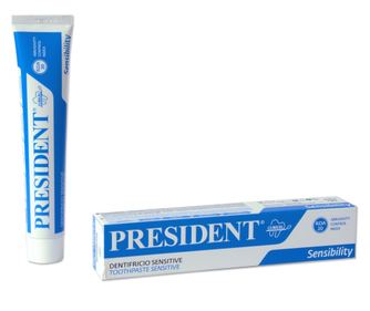 Zubní pasta President Sensitive (s hydroxyapatitem), pro citlivost zubů 75 ml