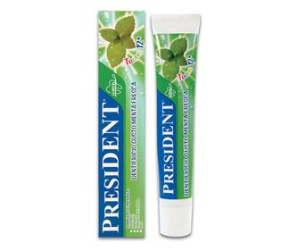 Zubní pasta President Teens bez SLS, pro dospívající 12-18 let, s mátovou příchutí 50 ml