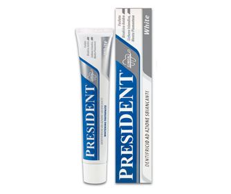Zobna pasta President White, z naravnim belilnim učinkom 50 ml