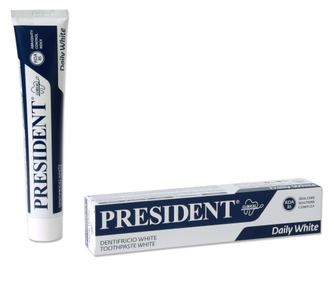 Zubní pasta President White, pro přirozené bělení 75 ml