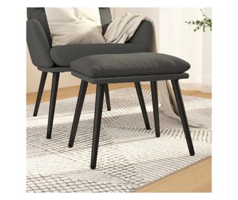 Stt szrke szvetbl kszlt, 45x29,5x39 cm-es taburet